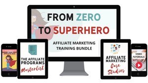 From 0 to Superhero  - affiliate marketing training bundle