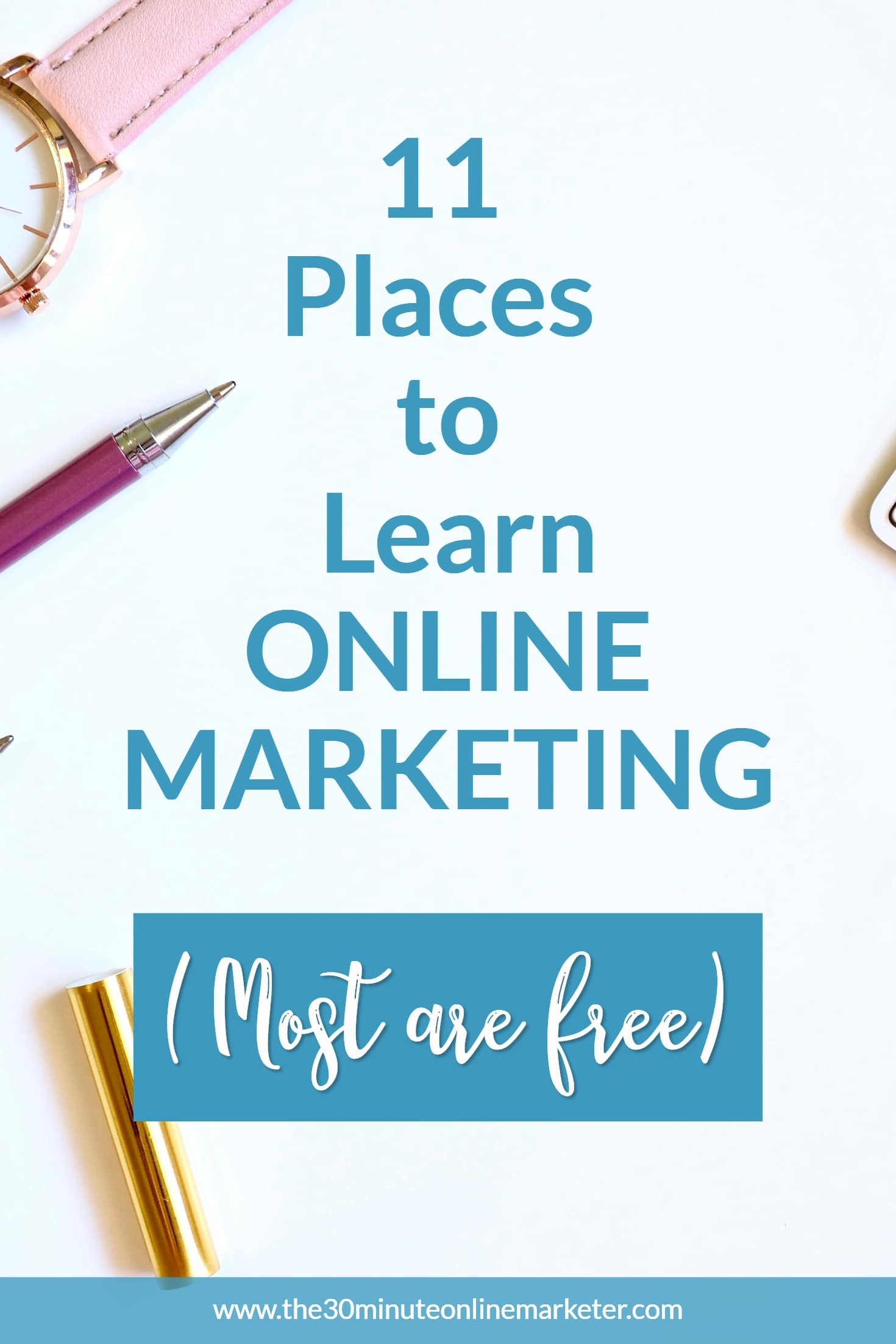 If you need help to promote your business and don't know where to find the best resources, check out this list of (mostly free) places where you can learn everything you know to promote your business online. #onlinemarketing #promoteyourbusiness